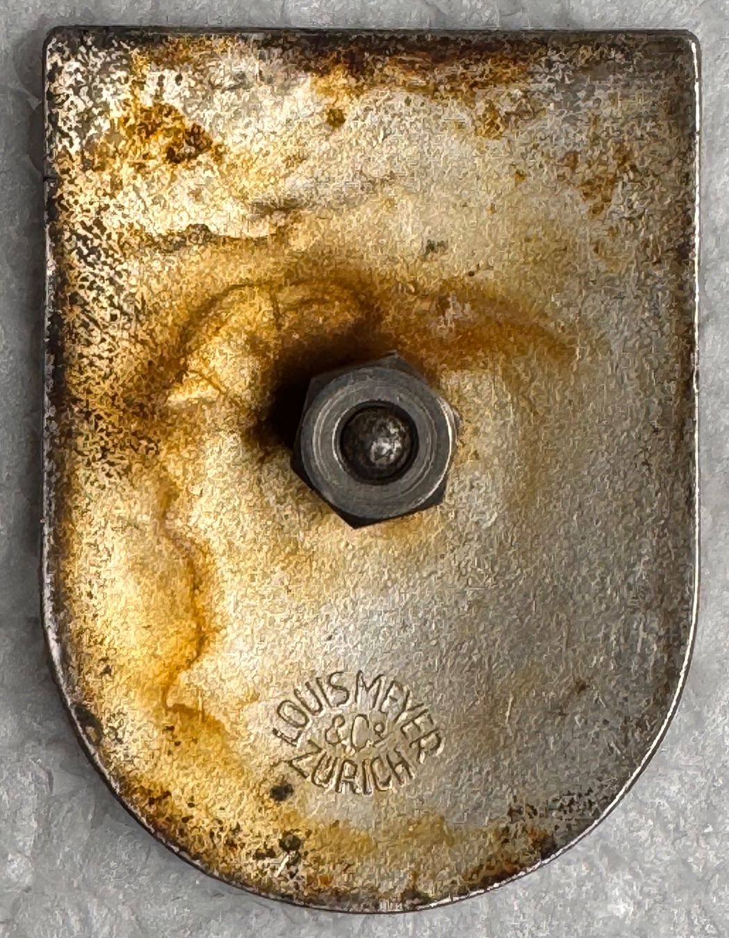 Placchette & Badge: Feuerwehrhelm Metallabzeichen St. Gallen – Usato da Andwil SG venduto da Ariisa1234 1