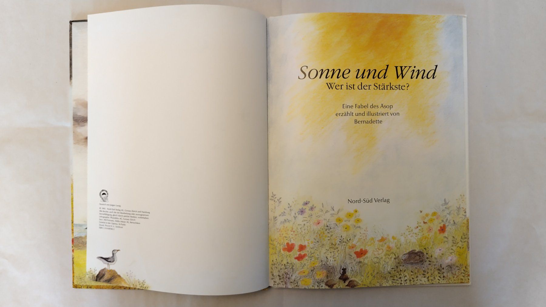 Libri: Bernadette / Sonne und Wind - Wer ist der Stärkste? – Usato da Bellach venduto da JingleJerry 2
