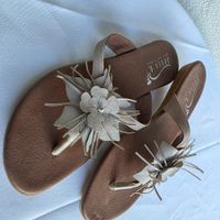 Julia’s Leder-Sandalen Gr. 41 – bequeme Sommer-Pantolette