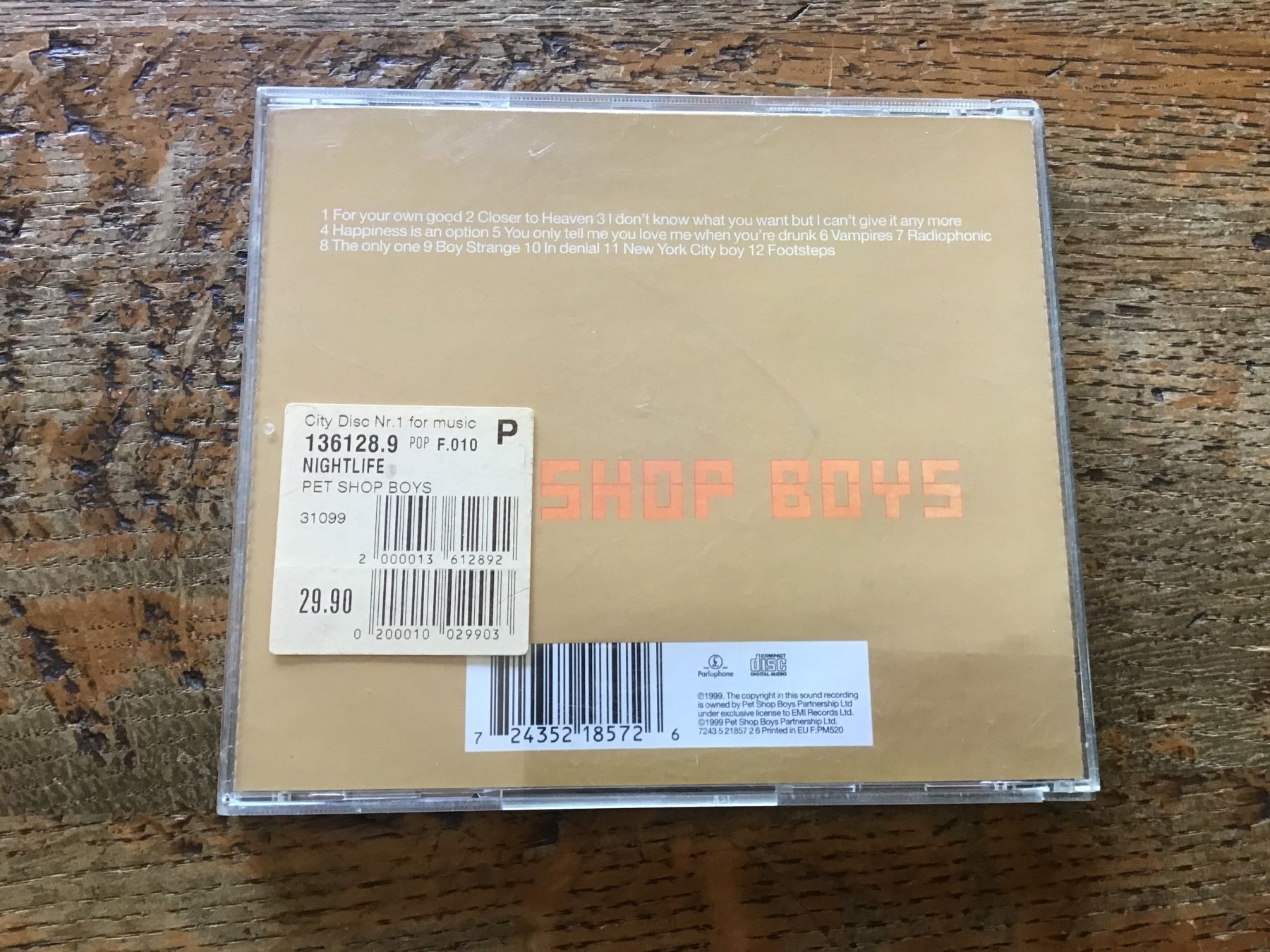 CD: CD Pet Shop Boys – Usato da Fully venduto da Ruby97 2