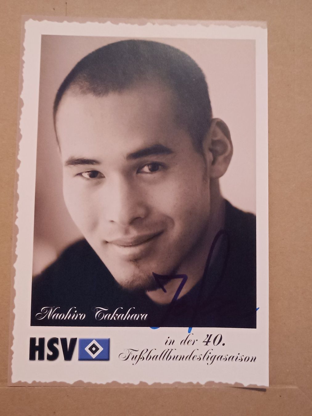 Autografi: Naohiro Takahara - HSV 2003 - handsigniert – Usato da Menziken venduto da Autogramme