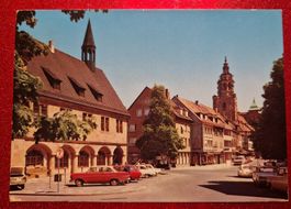 Heilbronn am Neckar, Altstadt 1975 Oldtimer