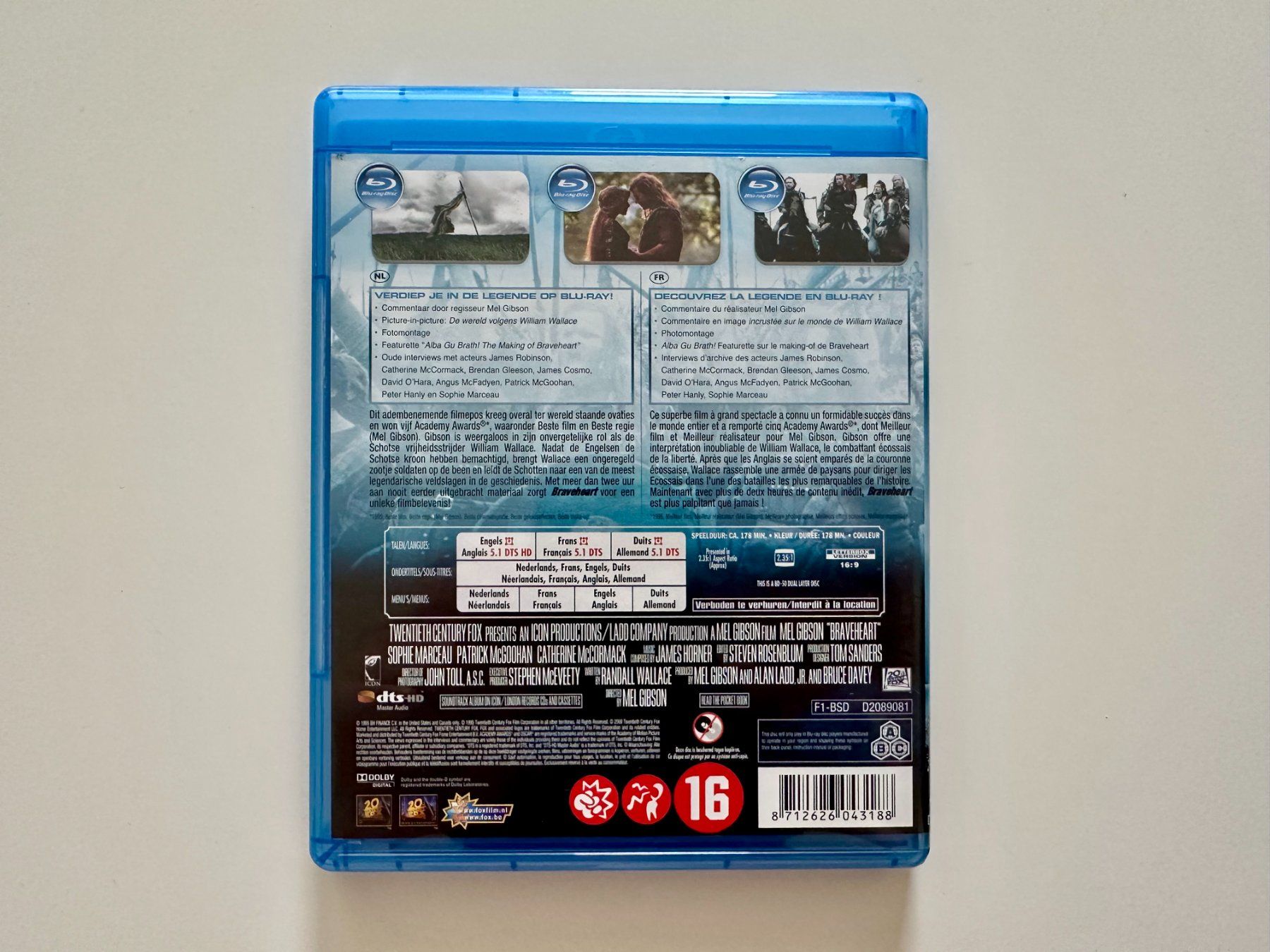Tutti i DVDs: Braveheart Blu-ray – Nuovo (secondo la descrizione) da Couvet venduto da Aura_aura 2