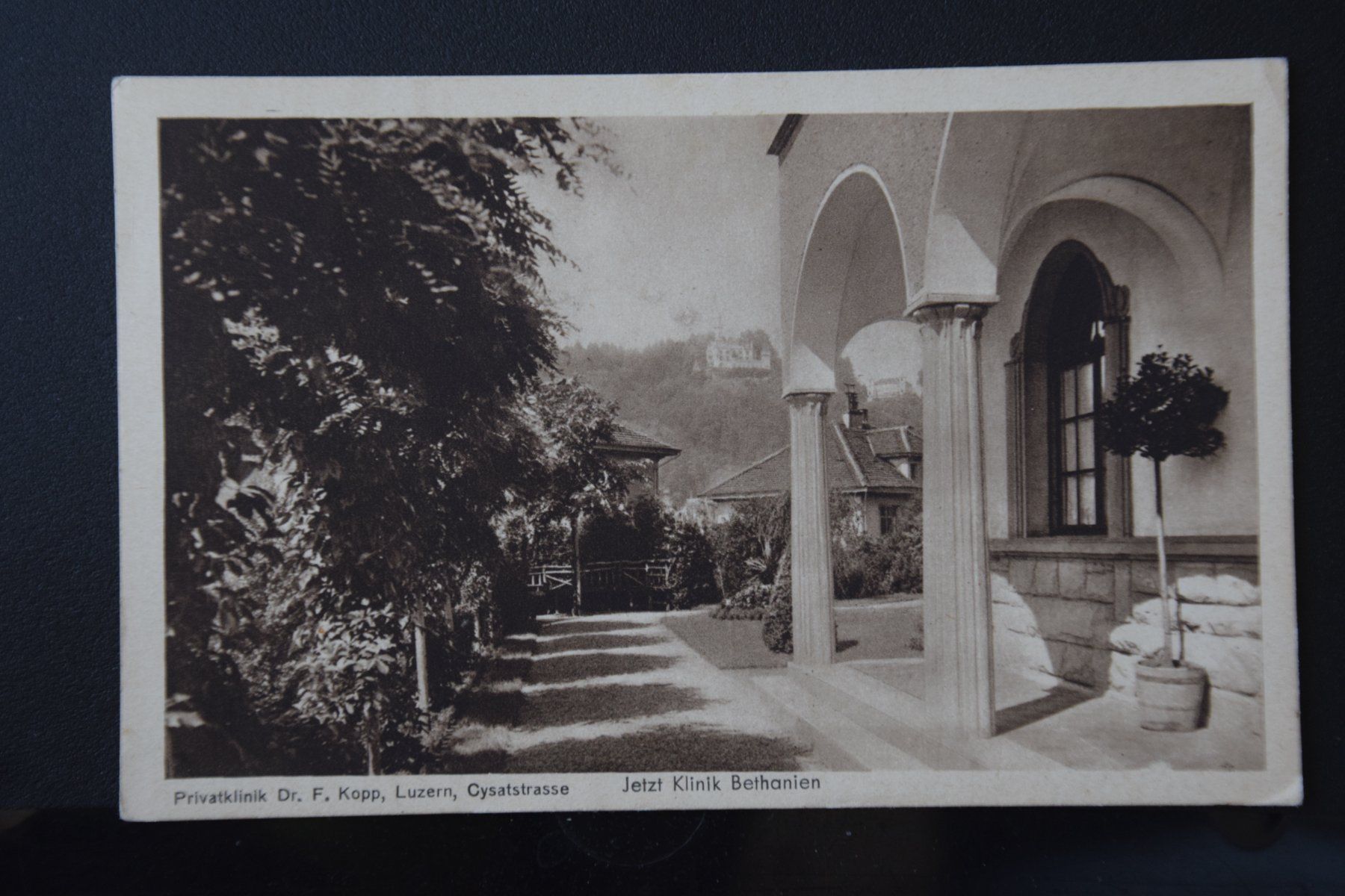 Cartes postales: AK Luzern, Klinik Dr. Kopp  1949 – D'occasion à Luzern par CH2018