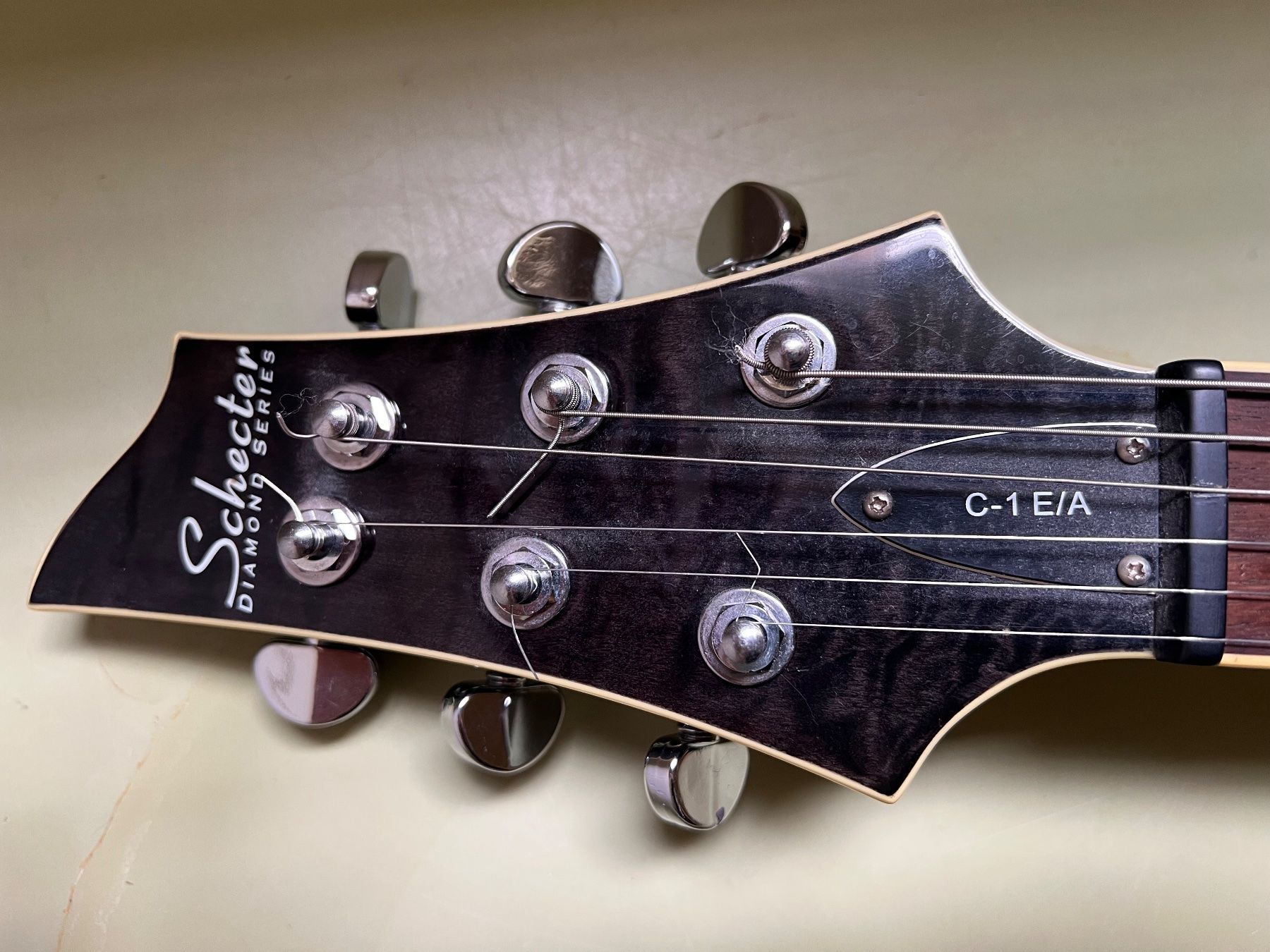 Schecter Strumenti musicali: Schecter Diamond Series C-1 E/A (lefthand/Linkshänder) – Usato da Hochdorf venduto da Brandnew 5