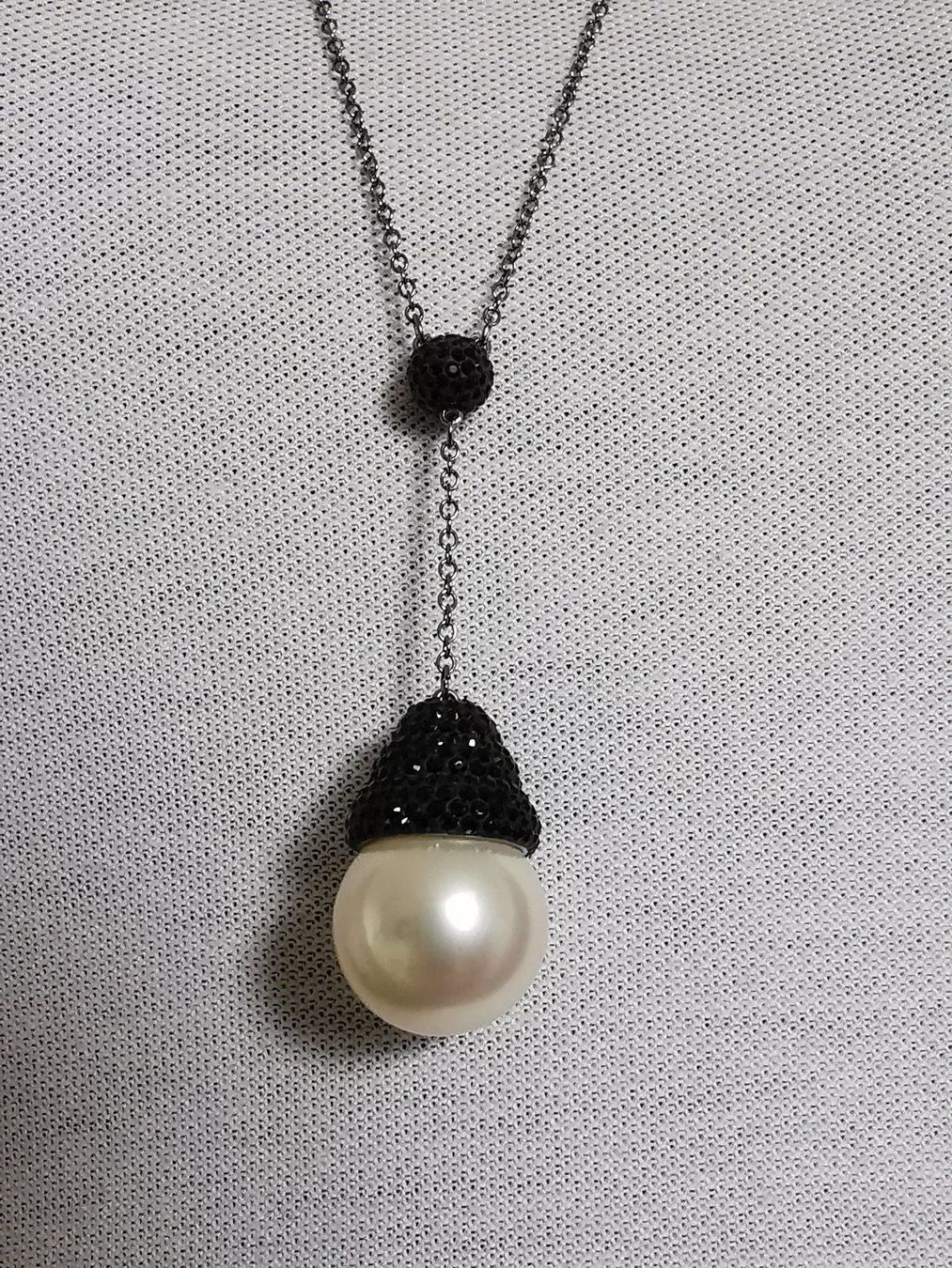 Swarovski Ketten: Swarovski Y-Kette Perle Pointiage Kristall – Neu (gemäss Beschreibung) aus Zürich von Efriede 2