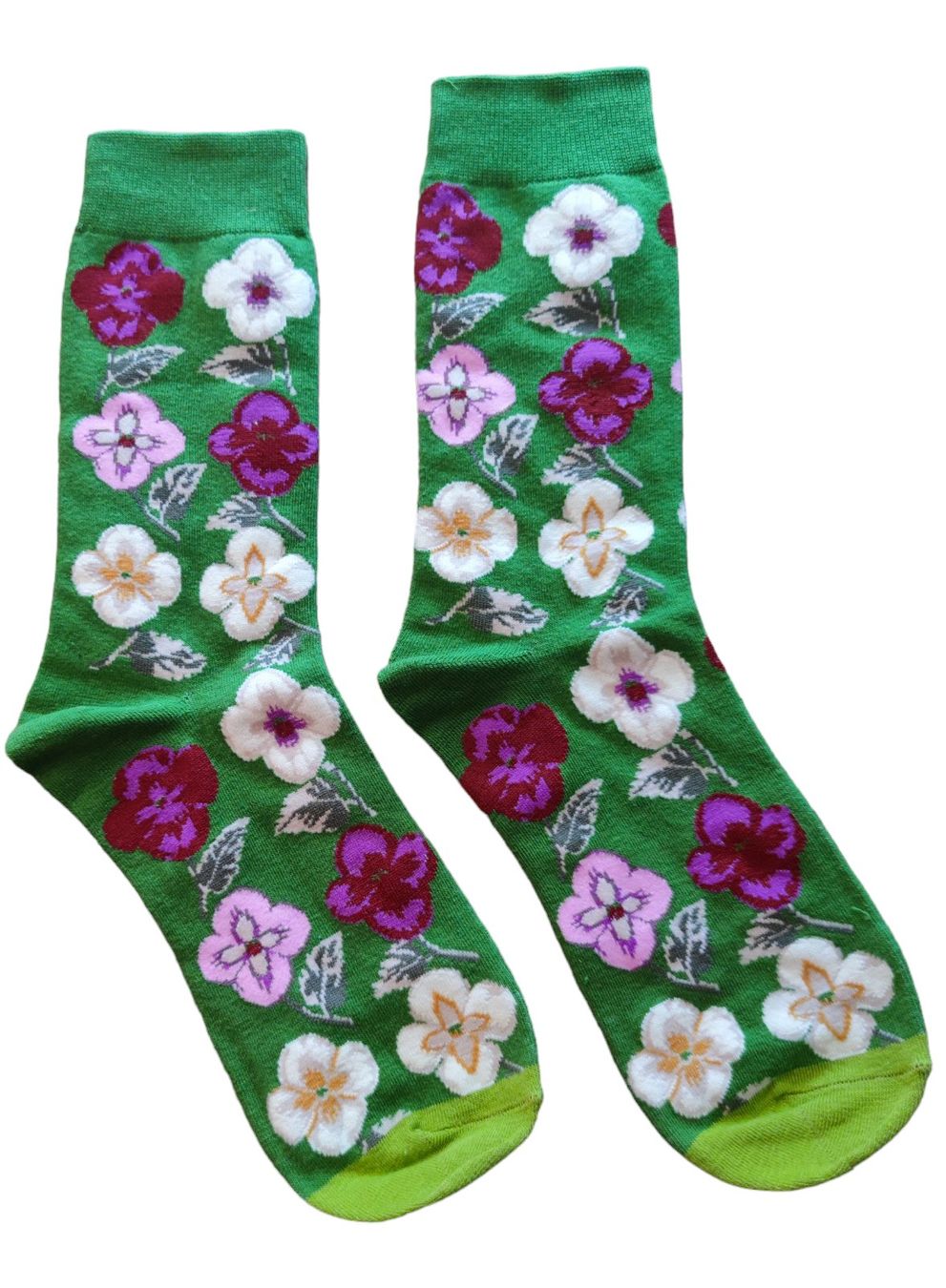 Calze: Socken Blumen / Flowers – Nuovo e nell'imballaggio originale da Zürich venduto da amysmith