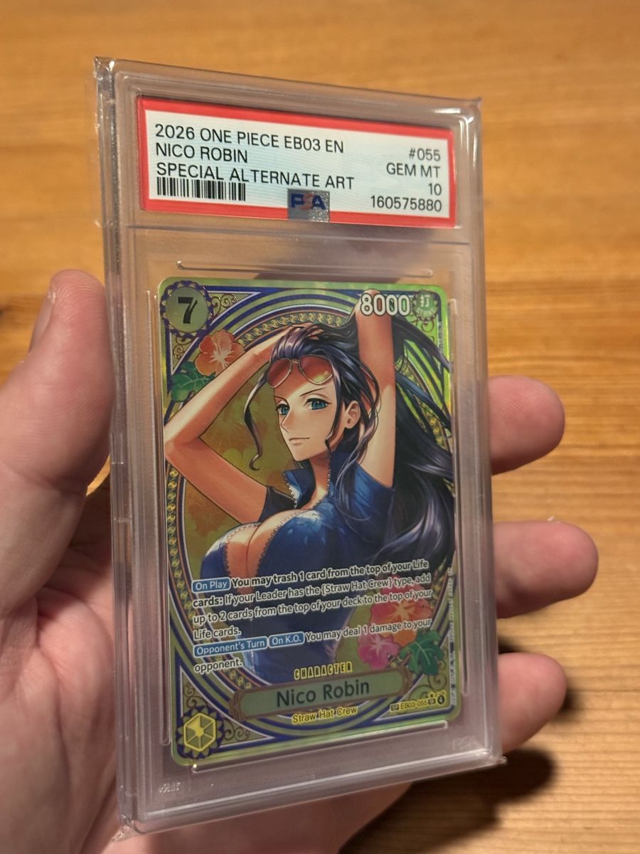 Bandai Sammelbilder & Trading cards: One Piece EB03 Nico Robin SP Englisch PSA 10 – Neu (gemäss Beschreibung) aus Gottlieben von sim_tmf2 1