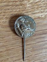 antike DIES ACADEMICUS 1931 Anstecknadel Messing PIN