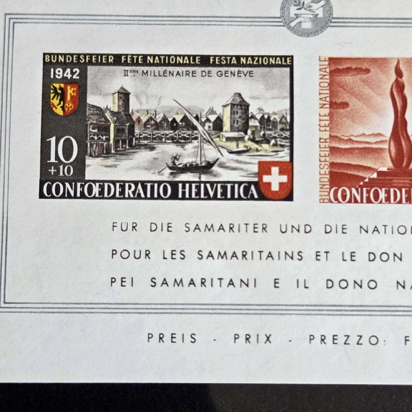 Tutti i francobolli: Briefmarken Block Postfrisch 1942  Nr. 2 – Usato da Stans venduto da Ducati16 4