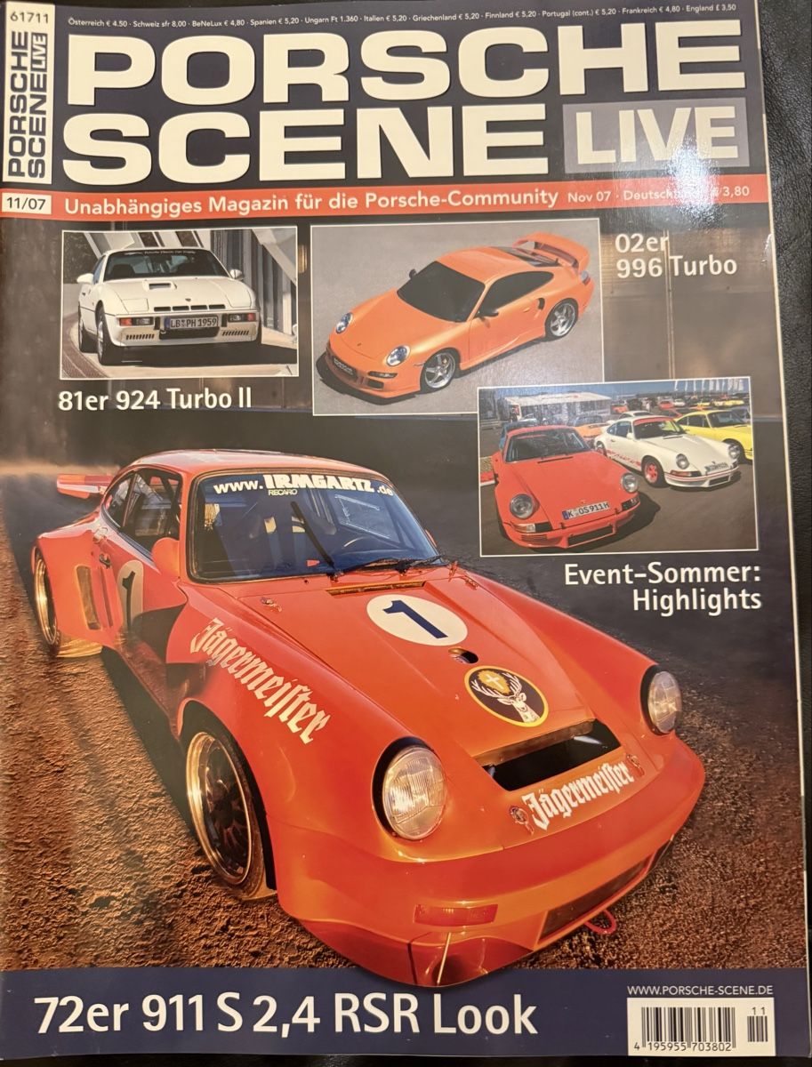 Zeitschriften & Magazine: Porsche Scene- 11/2007 – Gebraucht aus hunzenschwil von Oldipark