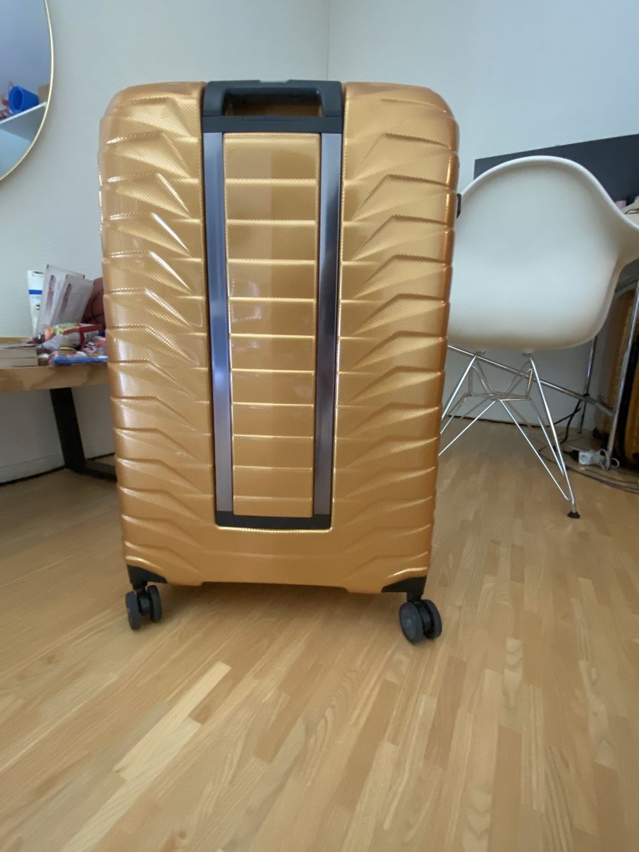 Samsonite Valigie: Samsonite Koffer Proxis 75 cm, 98 Liter,  Farbe gold. – Nuovo (secondo la descrizione) da St. Gallen venduto da Brokka 1