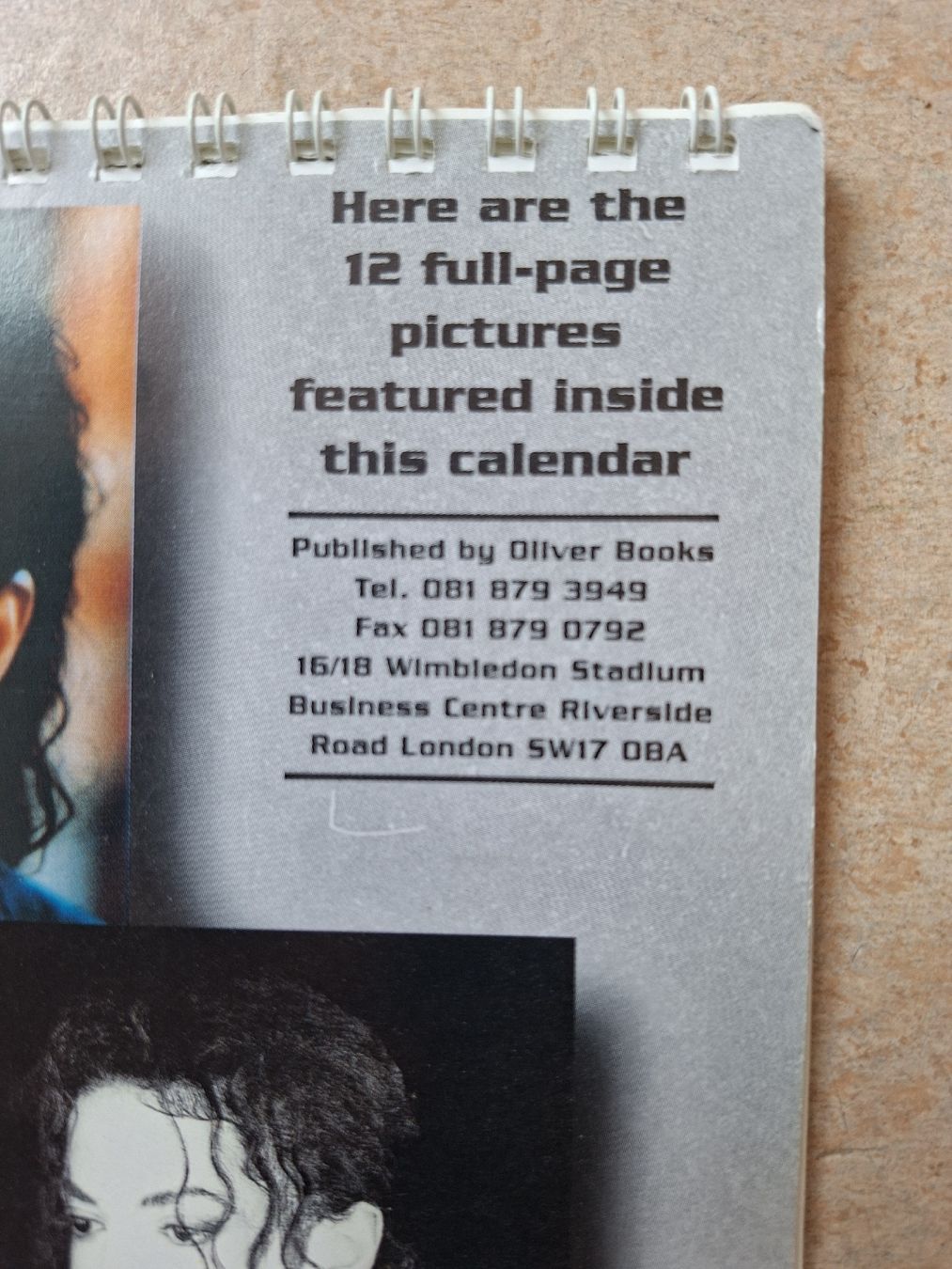Calendari: Michael Jackson Kalender 1996  – Usato da Klingnau venduto da vollmond36 2