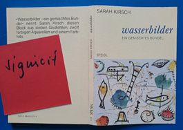 Sarah Kirsch:WASSERBILDER - signiert - ein gemischtes Bündel