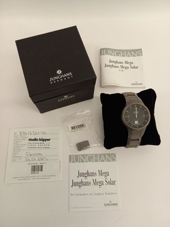 Mega Solar Uhr Junghans W615 Titanium Kaufen auf Ricardo