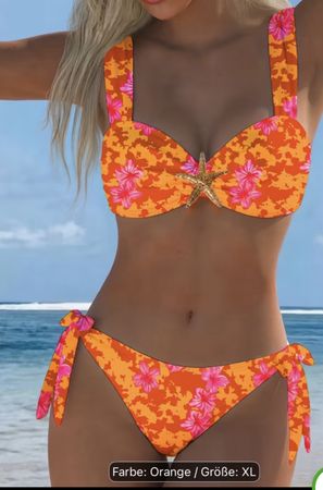Bikini XL in Leuchtorange