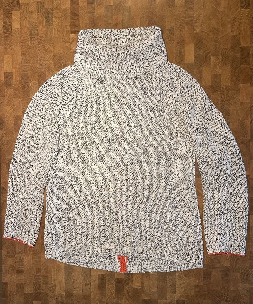 Cecil Maglioni & Felpe: schwarz weisser Strickpullover mit Kragen, Cecil, Gr S – Usato da Bern venduto da AnnaS13