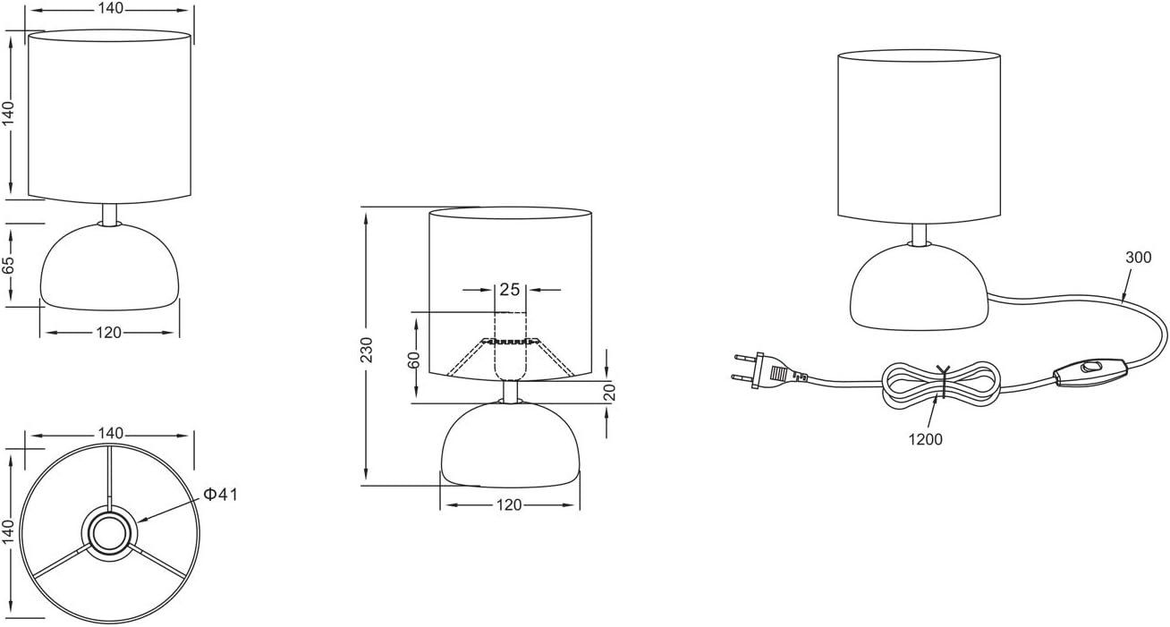 Lampade: Tischleuchte aus Keramik – Nuovo e nell'imballaggio originale da Nuglar venduto da SaleRitter 6