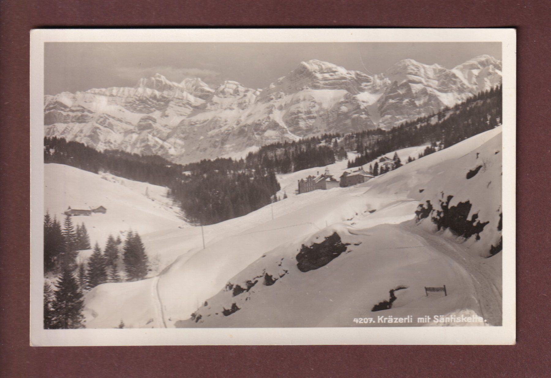 Cartes postales: KRÄZERLI - Säntiskette – D'occasion à Pully par nicecards-shop