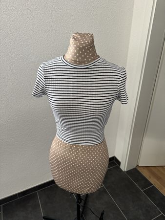 Tally Weijl Crop Top gestreift, Gr. S, Top Zustand!