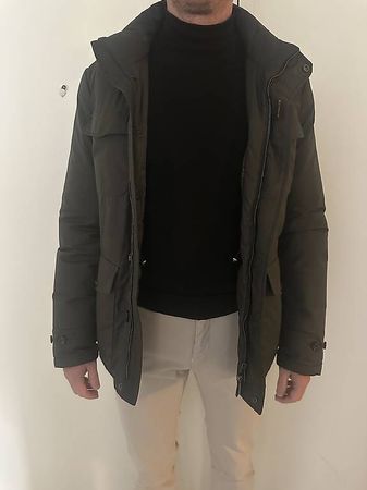 Morer Daunenjacke, Herren, Dunkelgrün, Grösse 50