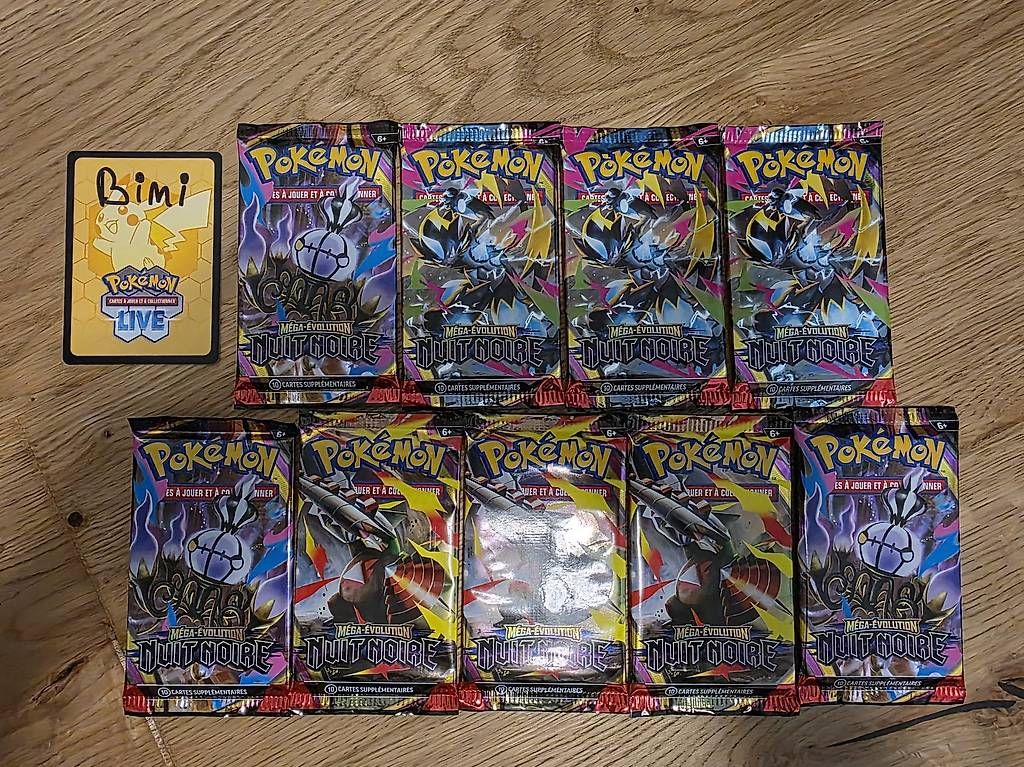 Pokémon Cartes à collectionner: Booster - Pokémon Méga-Évolution NUIT NOIRE – Neuf avec emballage d'origine à Bassecourt par BimibOy