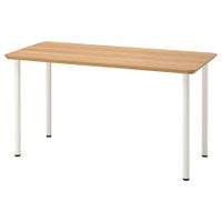 Ikea Schreibtisch Bambus/Weiss, 140x65cm, gut erhalten, Home