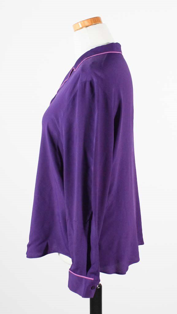 Riani Camicette: RIANI Hemdbluse mit Seide Gr. 46 – Usato da Belp venduto da caramel-secondhand 3