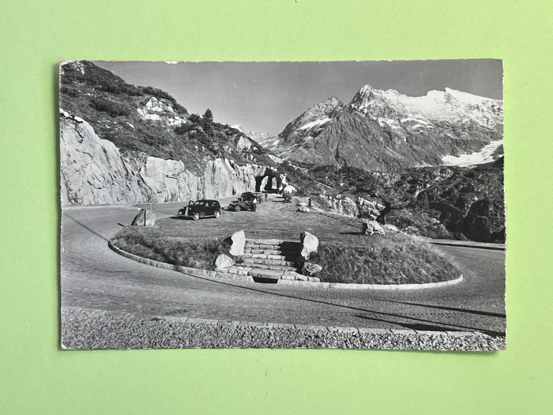 Cartoline postali: Sustenstrasse - Himmelrank - Oldtimer – Usato da Steg VS venduto da danwer74
