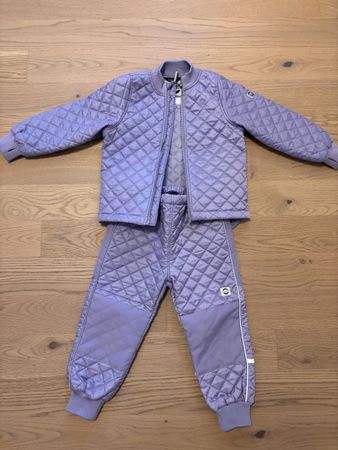 Mikk-Line Thermo-Set 🌧️ Grösse 104 lila - top Zustand!