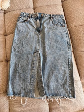 Longue jupe en jeans taille M