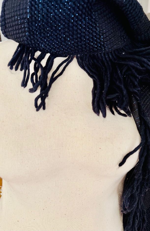 Jimmy Choo Foulard & Sciarpe: JIMMY CHOO schwarz/blau Schal. – Nuovo (secondo la descrizione) da Zurich venduto da MX1000 2