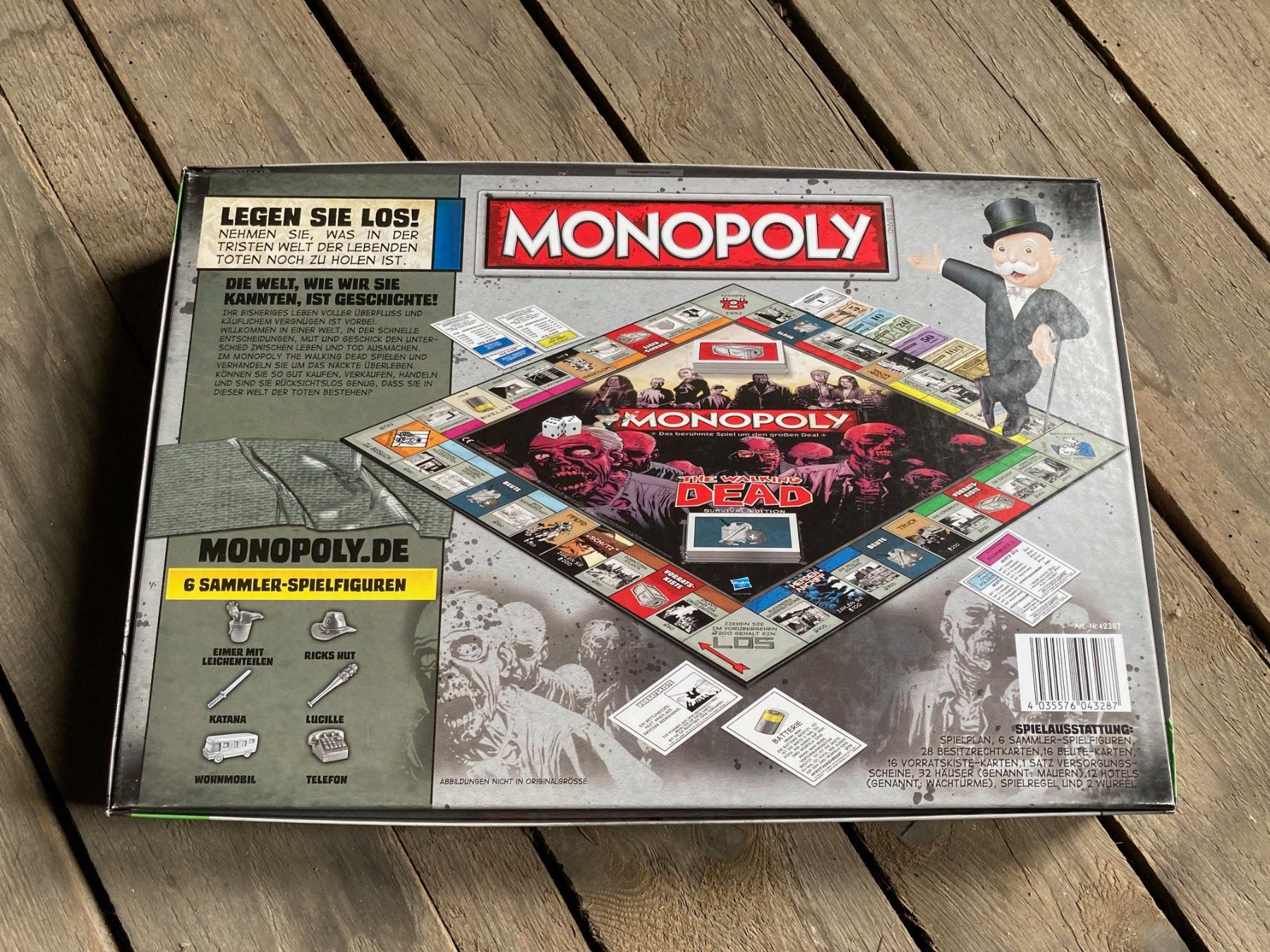 Giochi: Monopoly The Walking Dead Brettspiel, Survival Edition – Usato da Wagenhausen venduto da Novafreund283 1