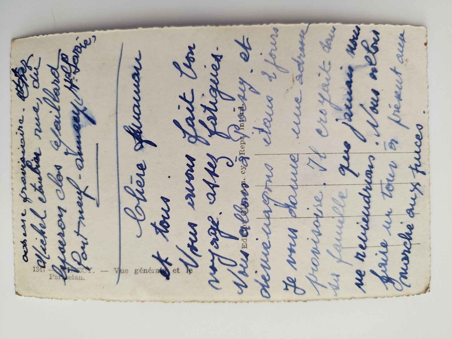 Cartoline postali: Annency, vue generale parmelan uralt – Usato da Ohmstal venduto da Lebensfreude05 1
