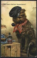 Arthur Thiele: vermenschlichter Hund mit