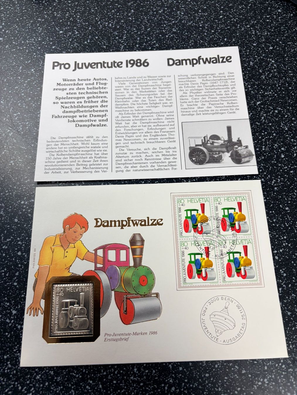 Médailles: Numisbrief-Dampfwalze Silber 999.9/1000 -10 Gramm – D'occasion à Gams par Rhi-Taler