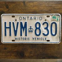 🇨🇦 Autoschild, Ontario HVM-830 - Kanada 