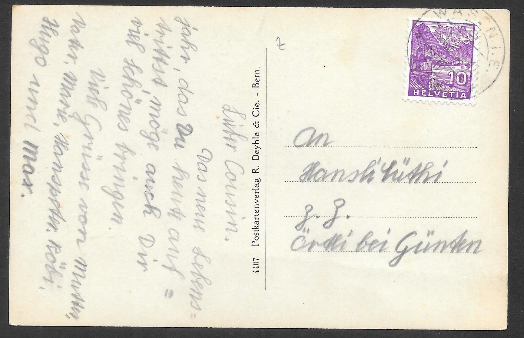 Cartoline postali: Wasen im Emmental Teilansicht – Usato da Olten venduto da clotaldi 1