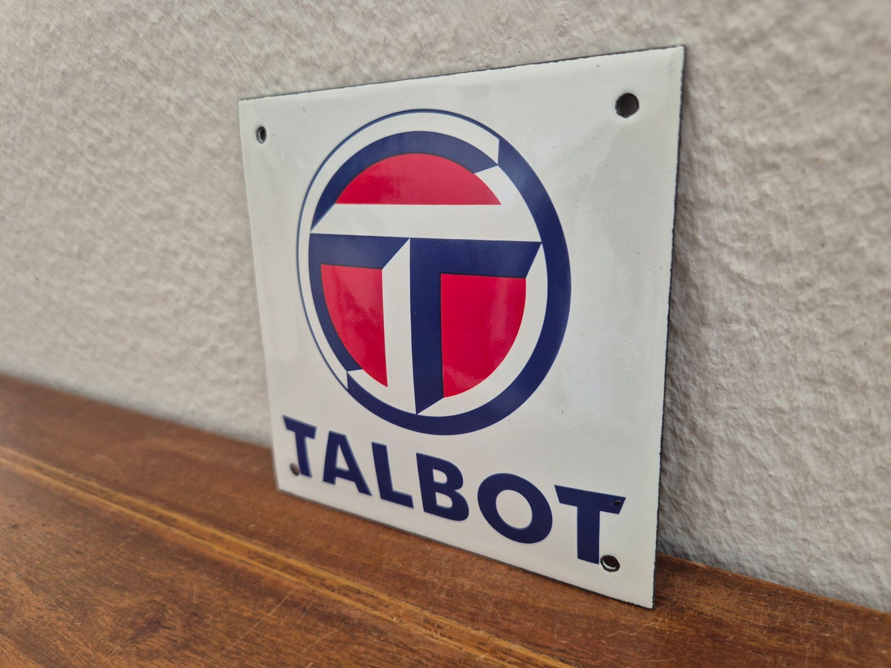 Talbot Insegne: Emailschild Talbot PSA Werkstatt Service Logo Emaille Schild – Nuovo (secondo la descrizione) da Schaffhausen venduto da pfanis09 3