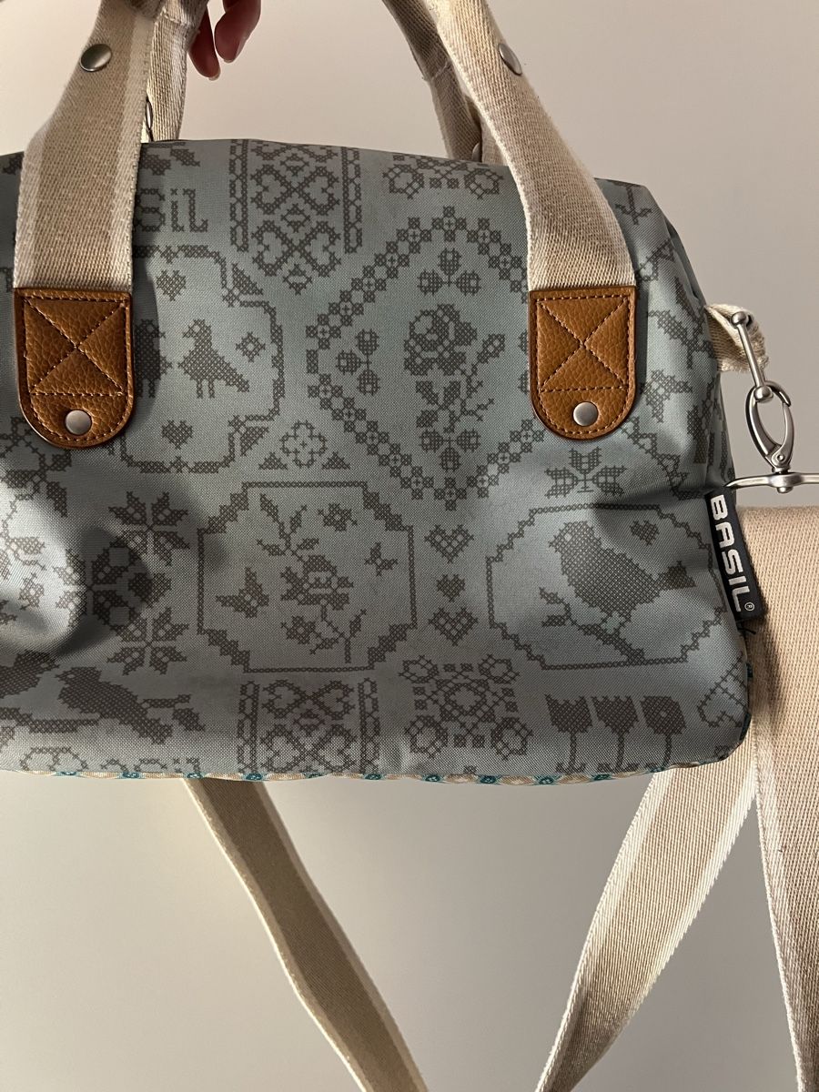 Borse da donna: Basil Handtasche mit schönem Muster Vintage Style – Usato da Langenthal venduto da Alperose_5 2