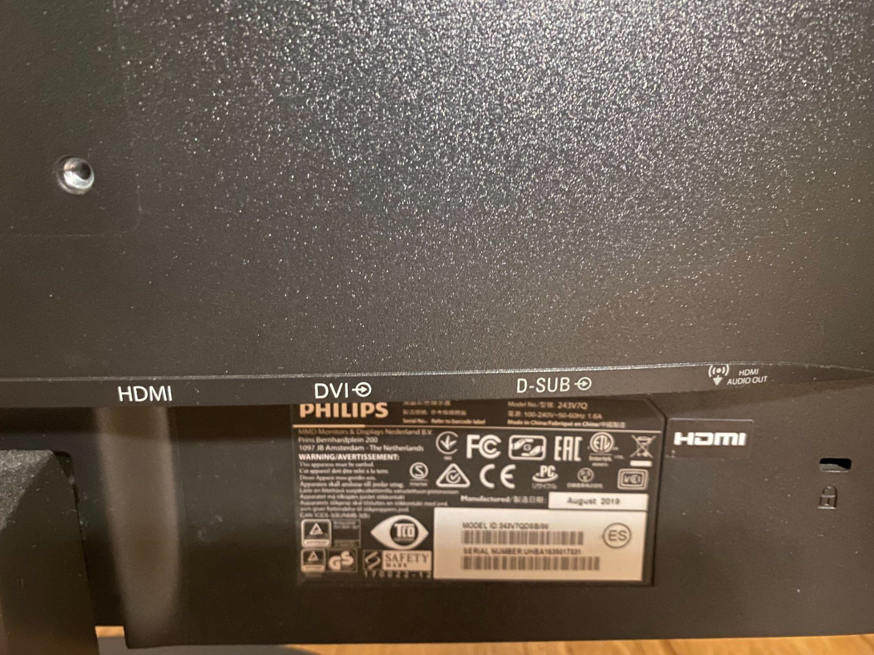Philips Monitore: Philips 243V7Q Monitor – Neu (gemäss Beschreibung) aus Olten von ike_z56r 6