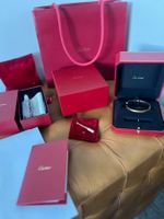 CARTIER LOVE SCHMAL BRACELET ARMBAND SPANGE ROSEGOLD GR 16