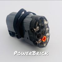 1x Black Servo Motor  für Lego Technik / Technic