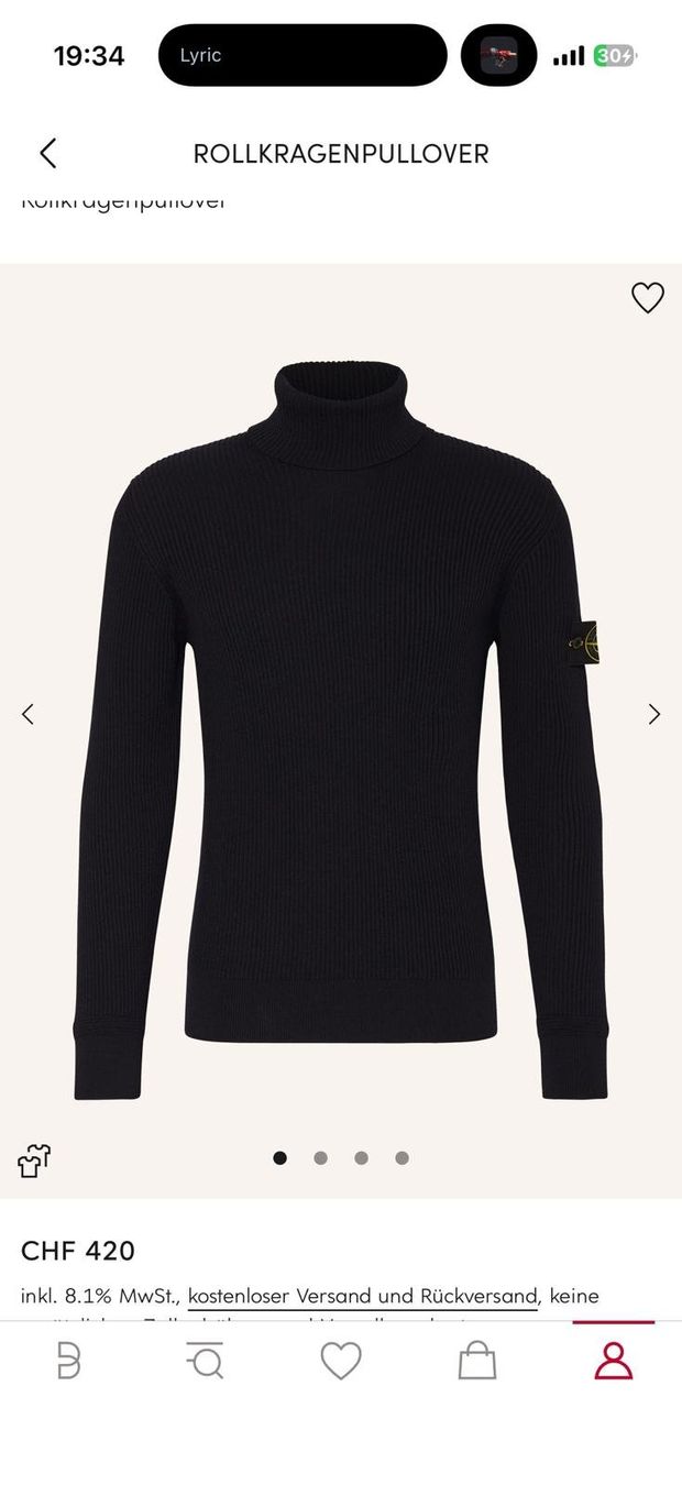 Stone Island Maglioni & Felpe: Stone Island Rollkragen Pullover, Grösse S – Usato da Zürich venduto da SEDRAEN