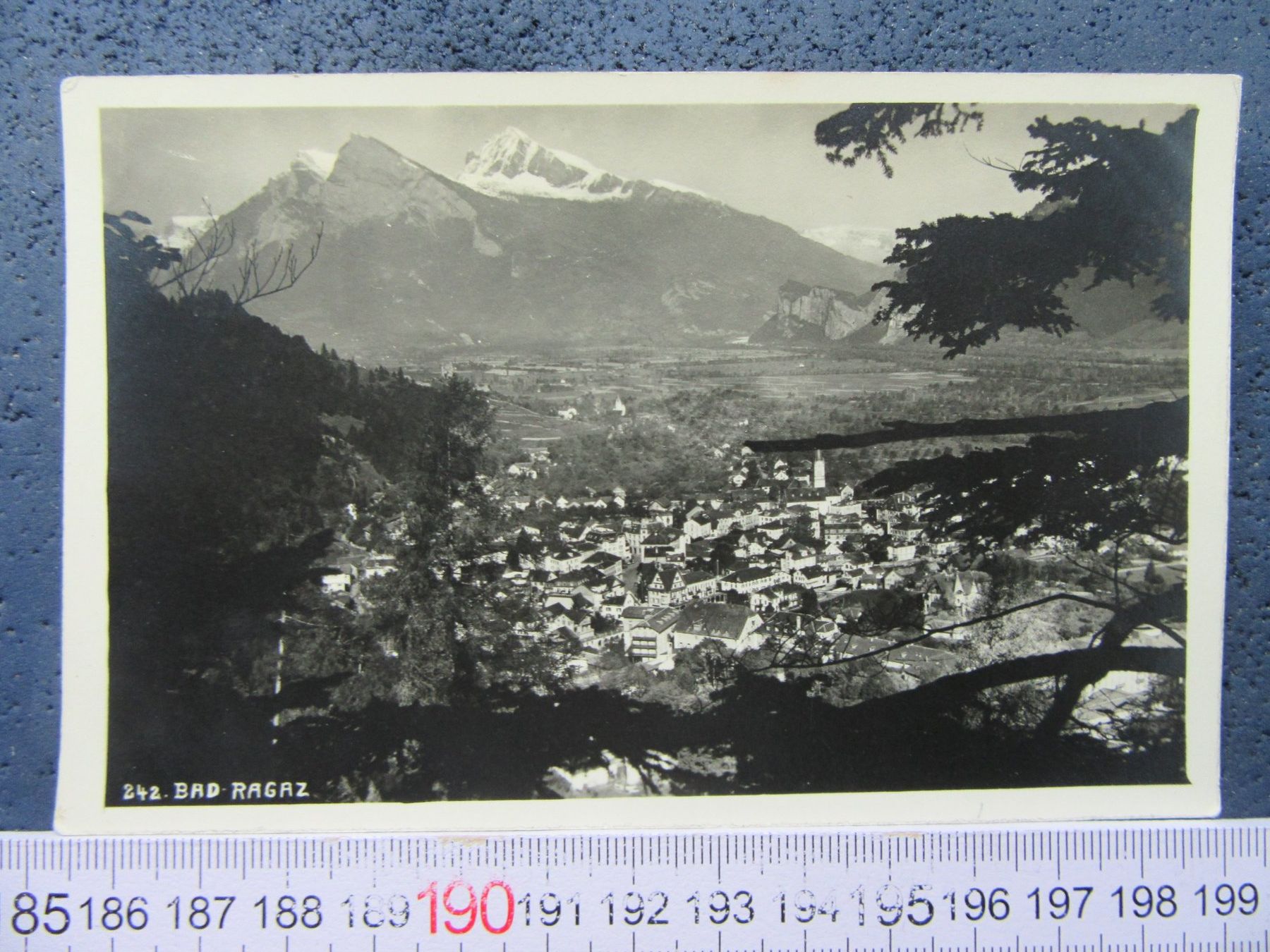 Cartoline postali: BAD RAGAZ 1927 AK SG – Usato da Ettingen venduto da Hausi4711