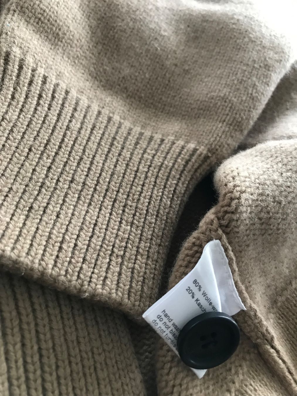 Lana: Wolljacke mit Kaschmir, camel, Gr. 40 – Usato da Niederteufen venduto da mix18 9