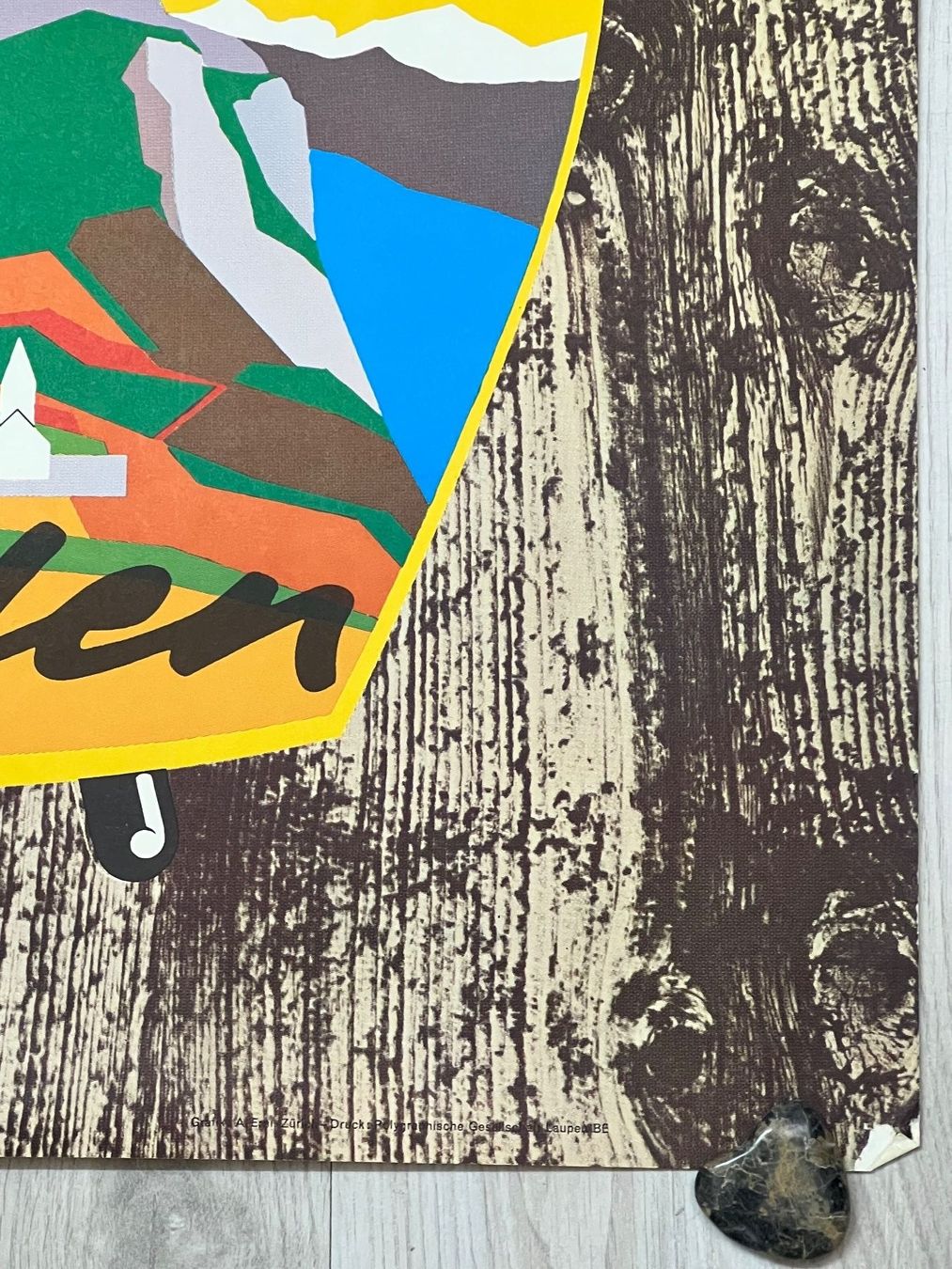 Poster & Bilder: Plakat original Amden von A. Erni 1970 – Gebraucht aus Vaduz von Unikate-Markt 6