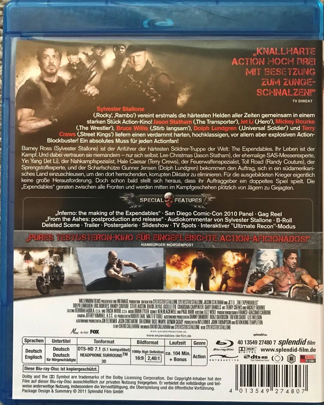 Tous les DVDs: The Expendables – Neuf (Voir description) à Tecknau par Otacon0 1