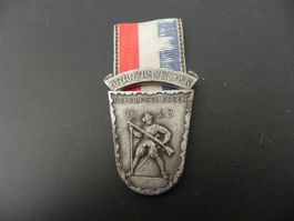 Alte Schützenmedaille  Kranzabzeichen Rehalpschiessen 1928