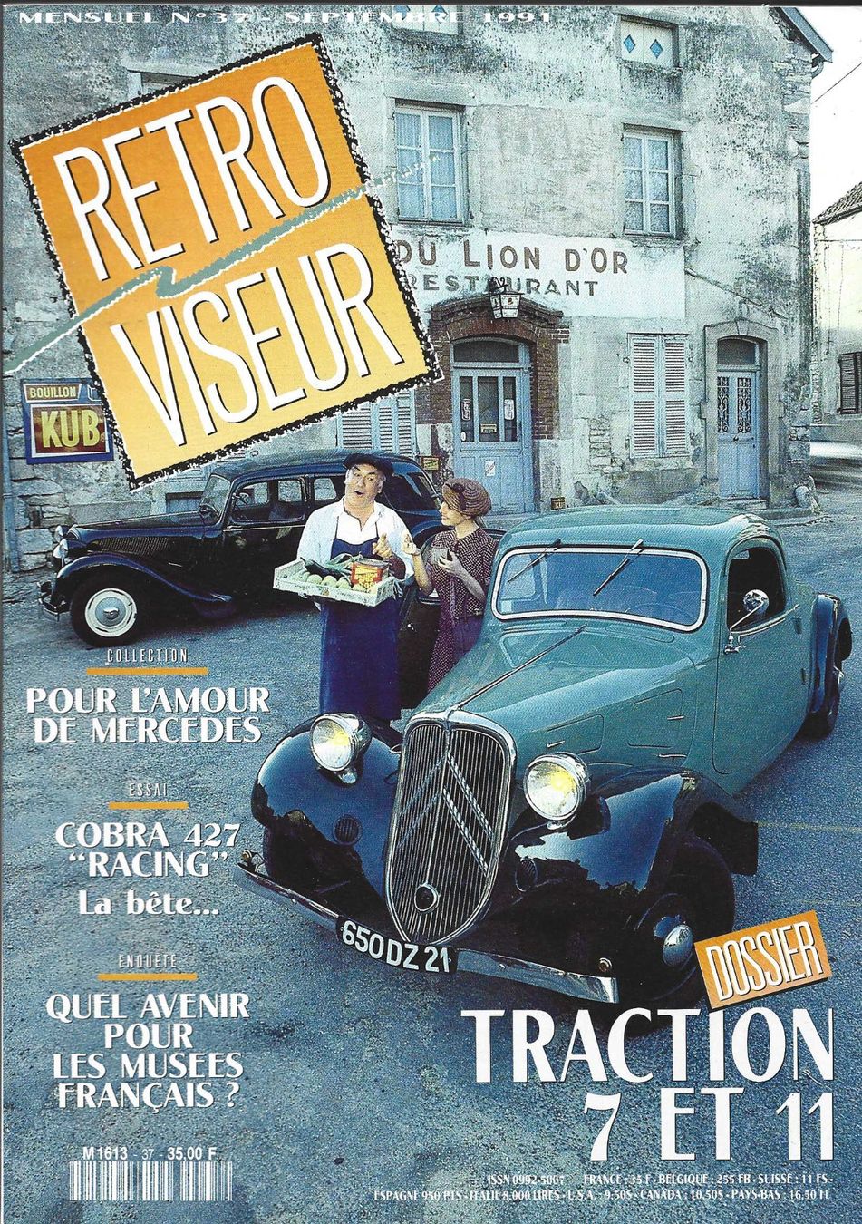 Libri: Rétroviseur No 37, septembre 1991 – Usato da Fontainemelon venduto da Jice12